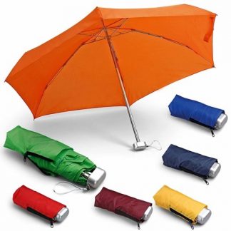 #9F001-5A-21in*6k 5 folding umbrella,steel with black plated shaft with ribs