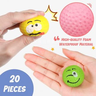 High Quality Golf Foam Toy Balls Stress Relief Ball Custom Logo Foam Practice Golf Fidget Toys Ball for Adults