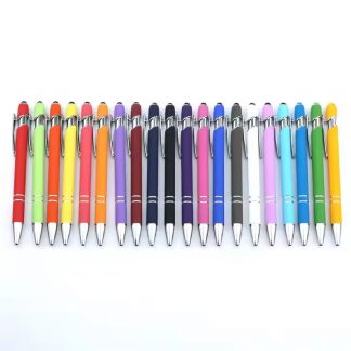 Manufacturer In China Blue Metallic Ball Custom logo Multifunction Stylus Ballpoint Personnalisable New 2 in 1 Metal Touch Pen