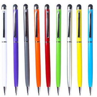 Manufacturers supply metal ballpoint pen touch screen Coats pen dual-use hotel advertising gift pen can be printed LOGO