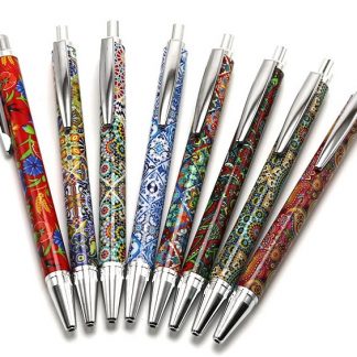 Customized colored plastic full color print heat transfer printing souvenir press ball pen mechanical pencil for souvenir gifts