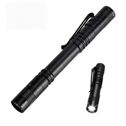High Power Aluminium Alloy Pen Light Mini Flat Penlight Led XPE Tactical Mini Led Flashlight Pen Torch