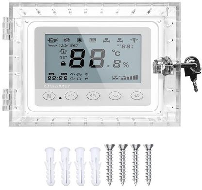 Large Transparent Universal Plastic Lock Box With Key for hospital setting