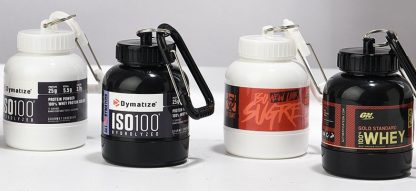 100ml/30g Portable Keychain Whey Protein Milk Powder Container Bottle