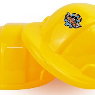 Cheap Construction Hard Hats Soft Plastic Yellow Kids Party Hat for Construction Birthday Children Engineer Theme Party