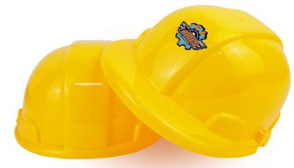 Cheap Construction Hard Hats Soft Plastic Yellow Kids Party Hat for Construction Birthday Children Engineer Theme Party