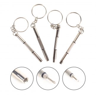 3 IN 1 Glasses Eyewear Mini Screwdrivers Portable Keychain Screwdriver Repair Tools for Eyeglasses Watch Electronic goods
