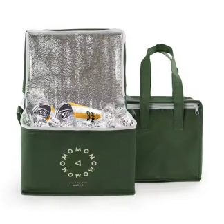 Reusable Insulated PP Cooler Bag Thermal Printed Zipper Picnic Grocery Keep Warm or Cool Eco-Friendly Package Solution