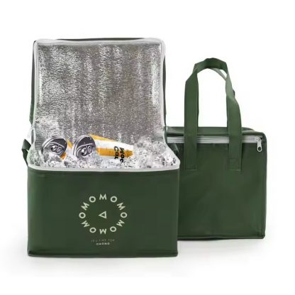 Reusable Insulated PP Cooler Bag Thermal Printed Zipper Picnic Grocery Keep Warm or Cool Eco-Friendly Package Solution